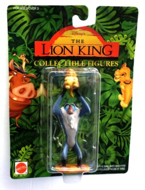 The Lion King 1994 (“Rafiki & Baby Simba”) “Disney's Feature Film Movie Vintage Collectible Figures” (Mattel Collection Series) “Rare-Vintage” (1994)