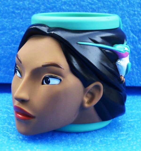 Walt Disney (Pocahontas) Plastic Figural Mug 1995-1996 Collection (4)