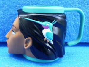 Walt Disney (Pocahontas) Plastic Figural Mug 1995-1996 Collection (5)