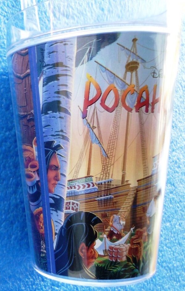 Walt Disney Store (Pocahontas Plastic Decor Glass) 1996 Collection (2)