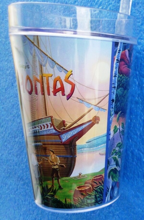 Walt Disney Store (Pocahontas Plastic Decor Glass) 1996 Collection (3)