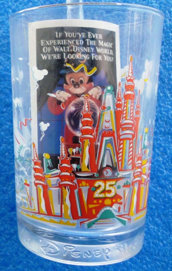 Walt Disney World (25th Anniversary Glass) Remember The Magic 1996 Collection (1)