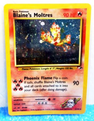 1-132 Blaine's Moltres (Gym Heroes Unlimited Holo Foil) Base 1999-2000 (0)