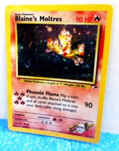 1-132 Blaine's Moltres (Gym Heroes Unlimited Holo Foil) Base 1999-2000 (2)