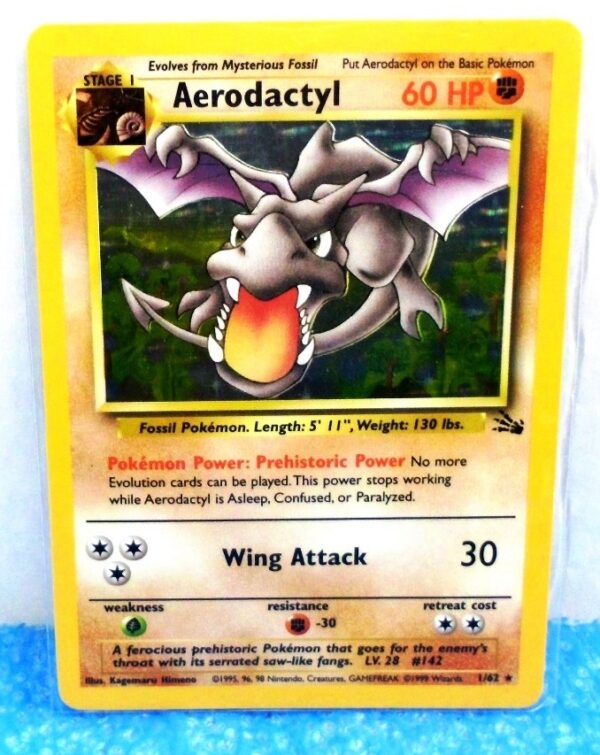 1-62 Aerodactyl (Fossil Unlimited Base Booster Set 1999) (0)