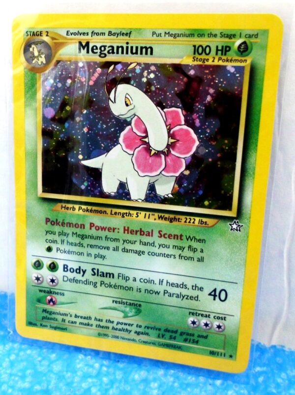 10-111 Meganium (Pokemon Neo Genesis Holo Foil) Base -2000 Set (2) 10-111 Meganium (Pokemon Neo Genesis Holo Foil) Base -2000 Set (2)