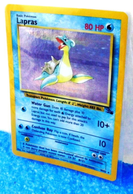 10-62 Lapras (Fossil Unlimited Base Booster Set 1999) (2)