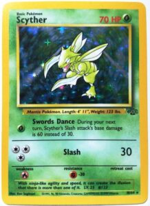 10-64 Scyther (Pokemon Jungle Unlimited Edition 1999 Holo-Foil Base)-00