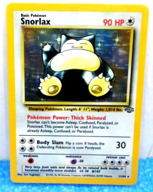 11-64 Snorlax (Pokemon Jungle Unlimited Booster Edition 1999 Holo-Foil) (0)