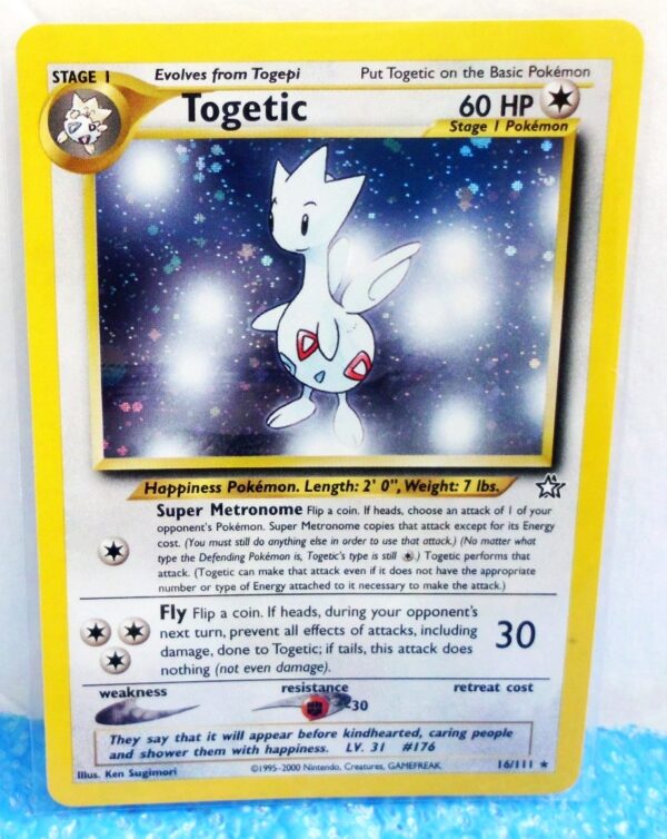 16-111 Togetic (Pokemon Neo Genesis Holo Foil) Base -2000 Set (0) 16-111 Togetic (Pokemon Neo Genesis Holo Foil) Base -2000 Set (0)