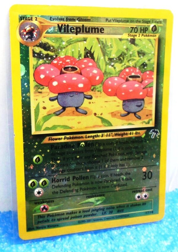 17-18 Vileplume Southern Island Collection Promo Reverse Holo Foil-2001 (1) 17-18 Vileplume Southern Island Collection Promo Reverse Holo Foil-2001 (1)