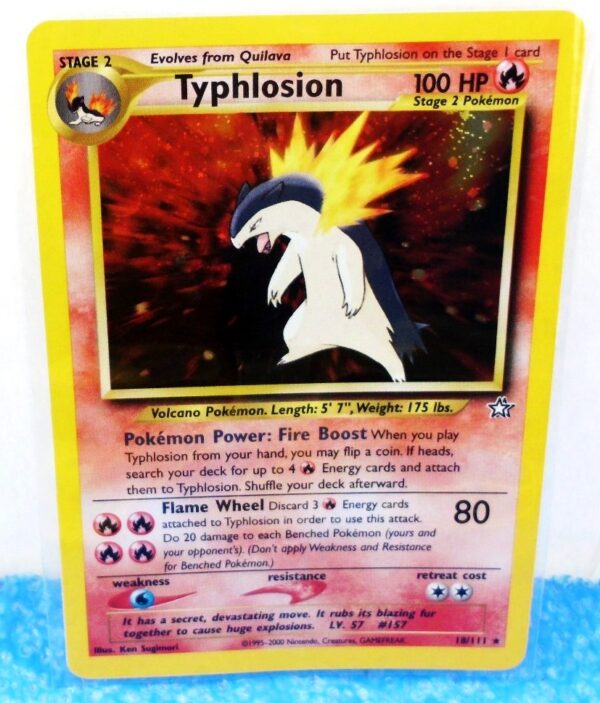 18-111 Typhlosion (Pokemon Neo Genesis Holo Foil) Base -2000 Set (0)