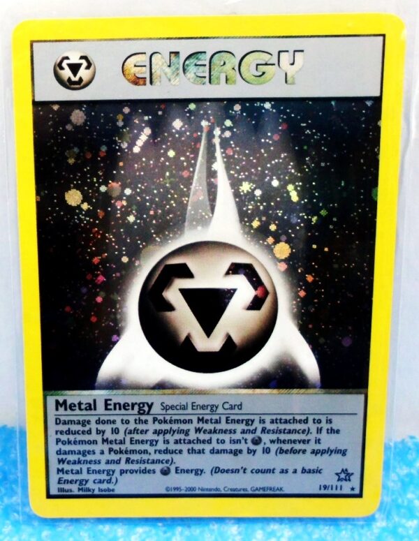 19-111 Metal Energy (Pokemon Neo Genesis Holo Foil) Base -2000 Set (0) 19-111 Metal Energy (Pokemon Neo Genesis Holo Foil) Base -2000 Set (0)