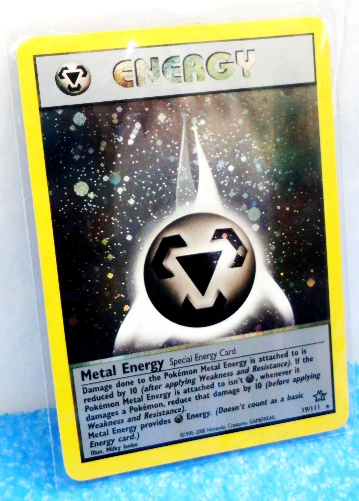 Metal Energy (Card 19/111) “Pokemon Neo Genesis Unlimited Edition Holo