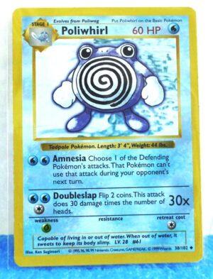 38-102 Poliwhirl (Shadowless Borders-1999) (0) 38-102 Poliwhirl (Shadowless Borders-1999) (0)