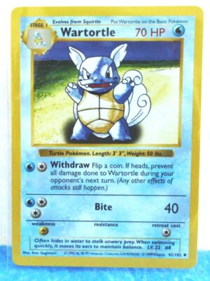 42-102 Wartortle (Shadowless Borders-1999) (0) 42-102 Wartortle (Shadowless Borders-1999) (0)
