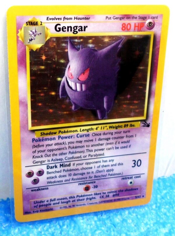 5-62 Gengar (Fossil Unlimited Base Booster Set 1999) (1) 5-62 Gengar (Fossil Unlimited Base Booster Set 1999) (1)