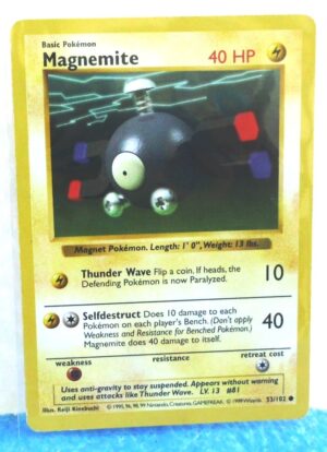 53-102 Magnemite (Shadowless Borders-1999) (0) 53-102 Magnemite (Shadowless Borders-1999) (0)