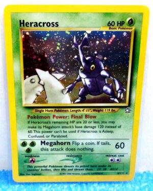 6-111 Heracross (Pokemon Neo Genesis Holo Foil) Base -2000 Set (0)
