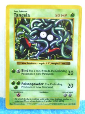 66-102 Tangela (Shadowless Borders-1999) (0) 66-102 Tangela (Shadowless Borders-1999) (0)