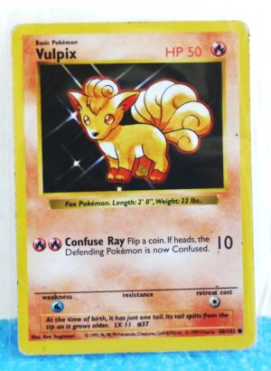 68-102 Vulpix (Played-Shadowless Borders-1999) (0)