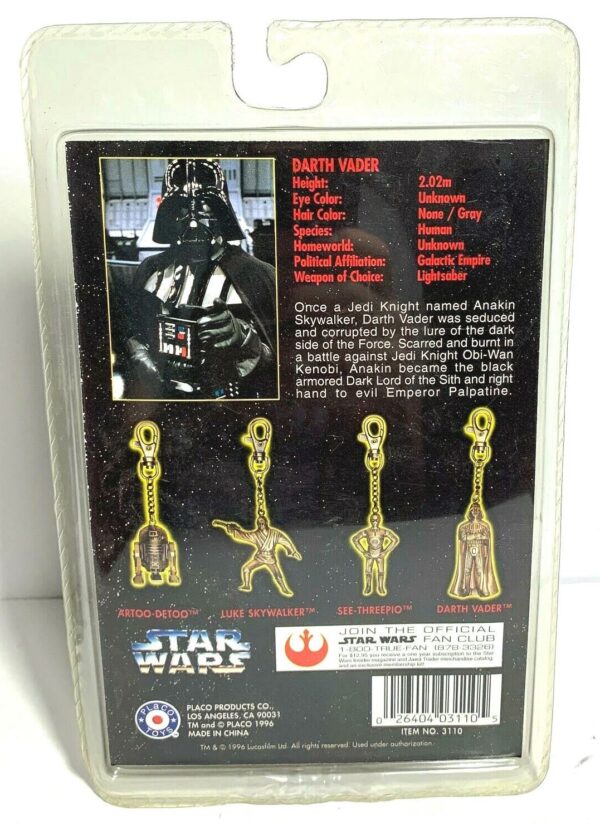 Darth Vader Die Cast Metal Key Chain-(1d)