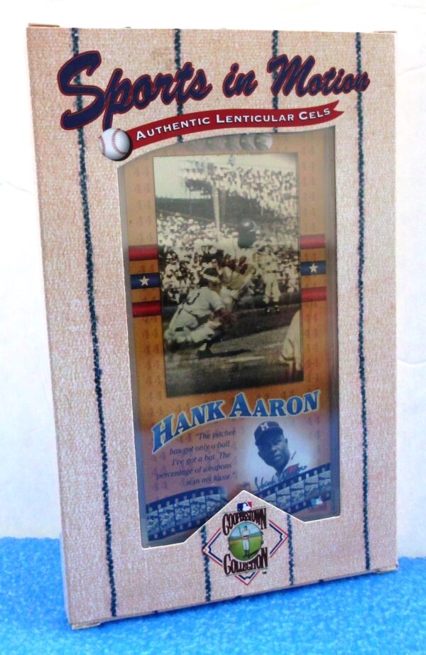 Hank Aaron (Authentic Lenticular Cels) (2) Hank Aaron (Authentic Lenticular Cels) (2)