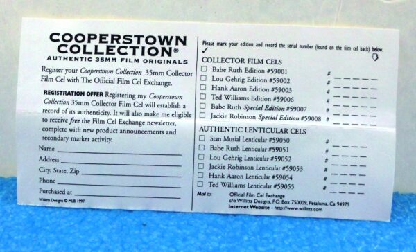 Jackie Robinson (Authentic Lenticular Cels) (6)