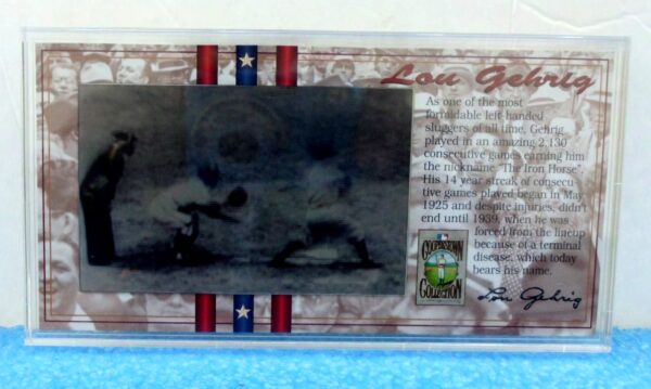 Lou Gehrig (Authentic Vintage Limited Edition Lenticular Cels) (0)
