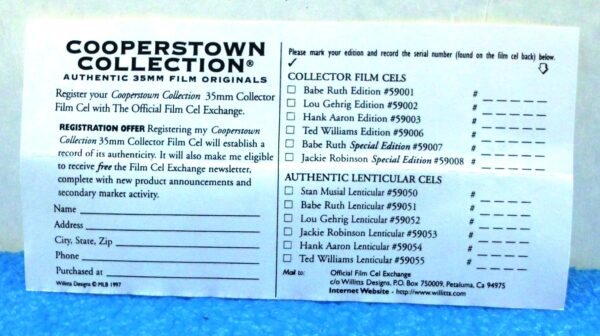 Lou Gehrig (Authentic Vintage Limited Edition Lenticular Cels) (6)