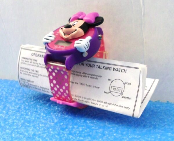 Minnie Mouse Talking Watch 1998-Open (N0-Factory Package) (4)