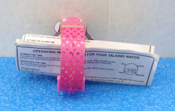 Minnie Mouse Talking Watch 1998-Open (N0-Factory Package) (5)