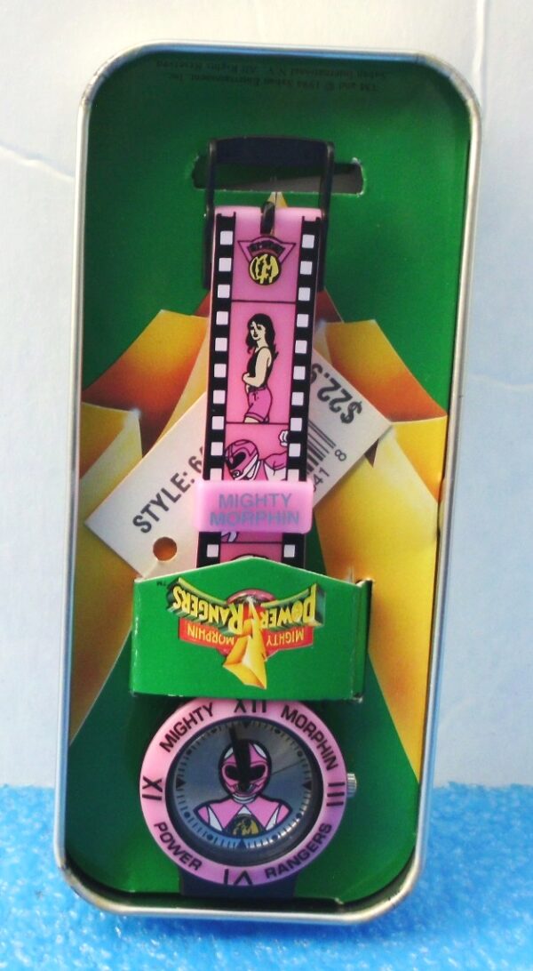 Pink Ranger (Ltd Ed Collectible Watch #64041) 1994-Mighty Morphin Power Rangers (7)