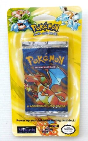 Pokemon (Charizard Image) Empty-Unlimited Booster Card & Pack 1999 (1)
