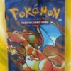 Pokemon (Charizard Image) Empty-Unlimited Booster Pack (1999)