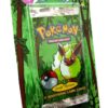 Pokemon (Flareon Image) Empty-Jungle Booster Card & Pack 1999) (4)