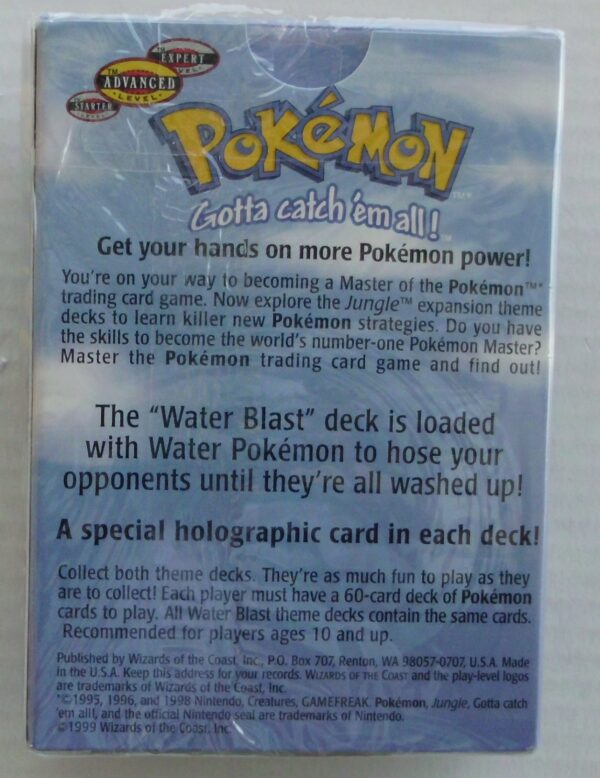 Pokemon (Jungle Water Blast Theme Set) 1998 Starter Gift Box (6)