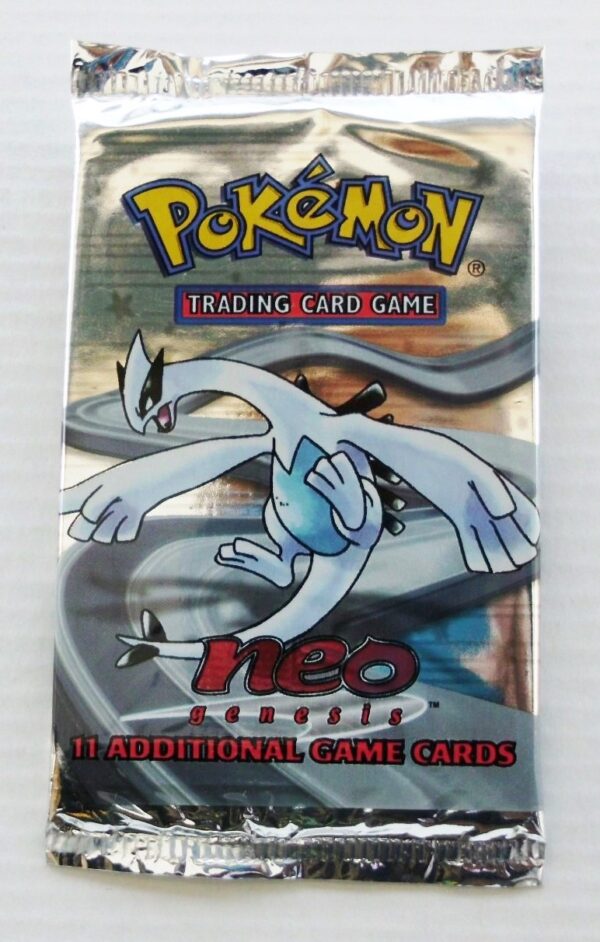 Pokemon (Lugia) 2000 Booster Pack Neo Genesis Unlimited Base (1)