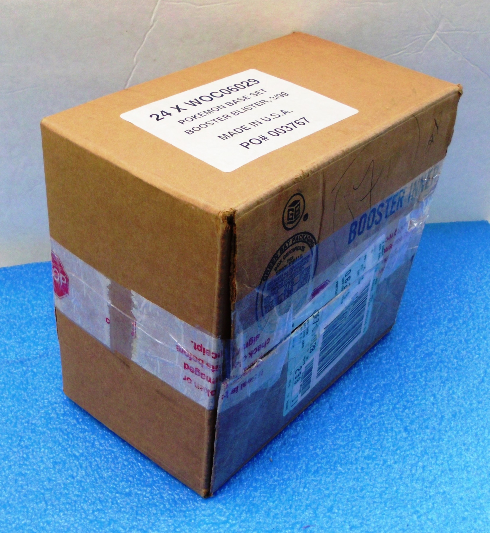 Pokemon (Multi-Artwork Case 3-Characters) “Empty Factory Box Case of 24 ...