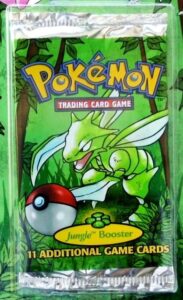 Pokemon (Scyther Image) Empty-Jungle Booster Pack (1999)