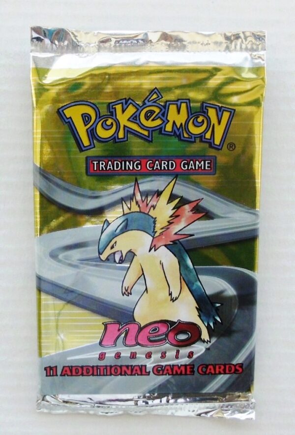 Pokemon (Typhlosion) 2000 Booster Pack Neo Genesis Unlimited Base (1)