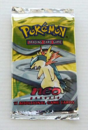 Pokemon (Typhlosion) 2000 Booster Pack Neo Genesis Unlimited Base (2)
