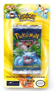 Pokemon (Venusaur Image) Empty-Unlimited Booster Card & Pack 1999 (1)