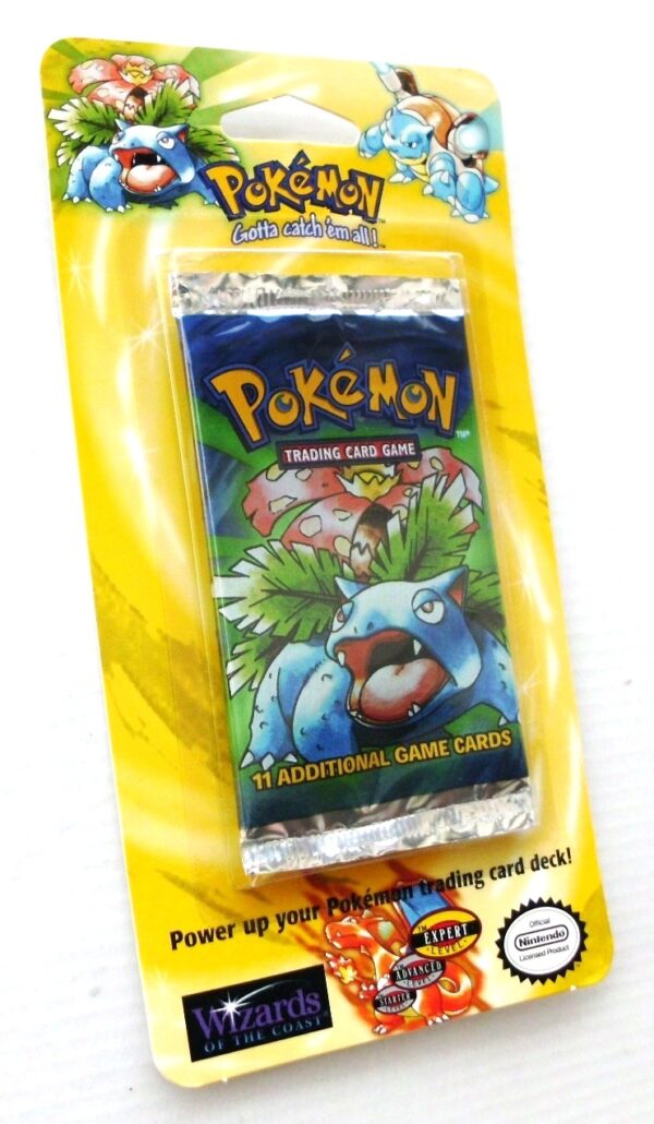 Pokemon (Venusaur Image) Empty-Unlimited Booster Card & Pack 1999 (3) Pokemon (Venusaur Image) Empty-Unlimited Booster Card & Pack 1999 (3)