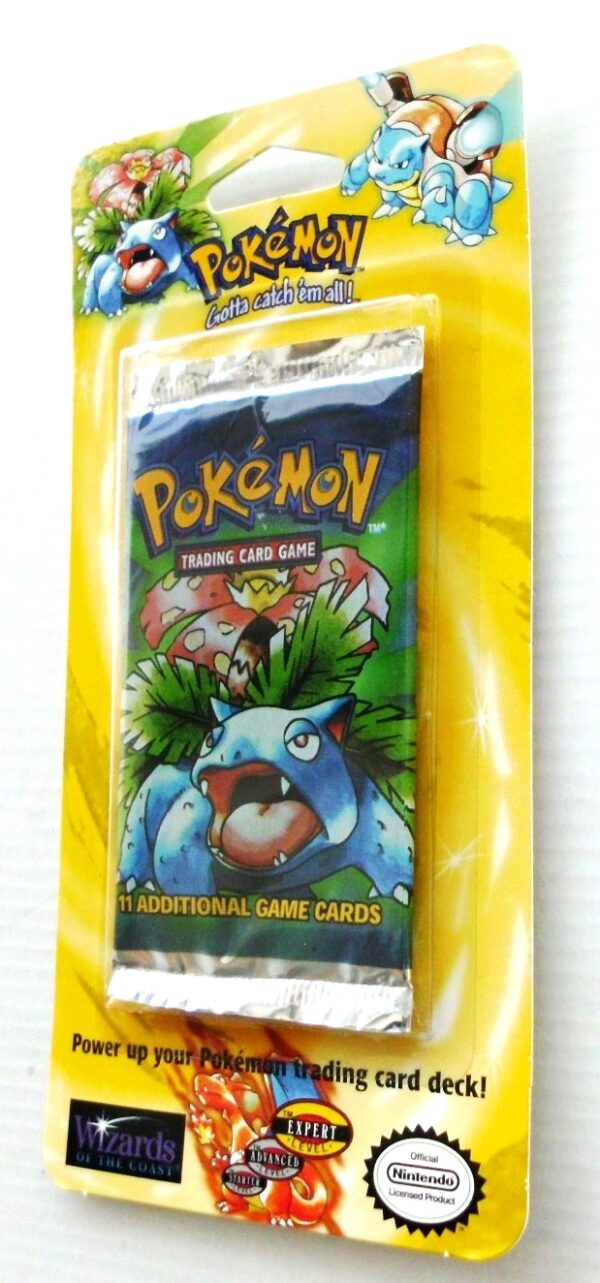 Pokemon (Venusaur Image) Empty-Unlimited Booster Card & Pack 1999 (4) Pokemon (Venusaur Image) Empty-Unlimited Booster Card & Pack 1999 (4)