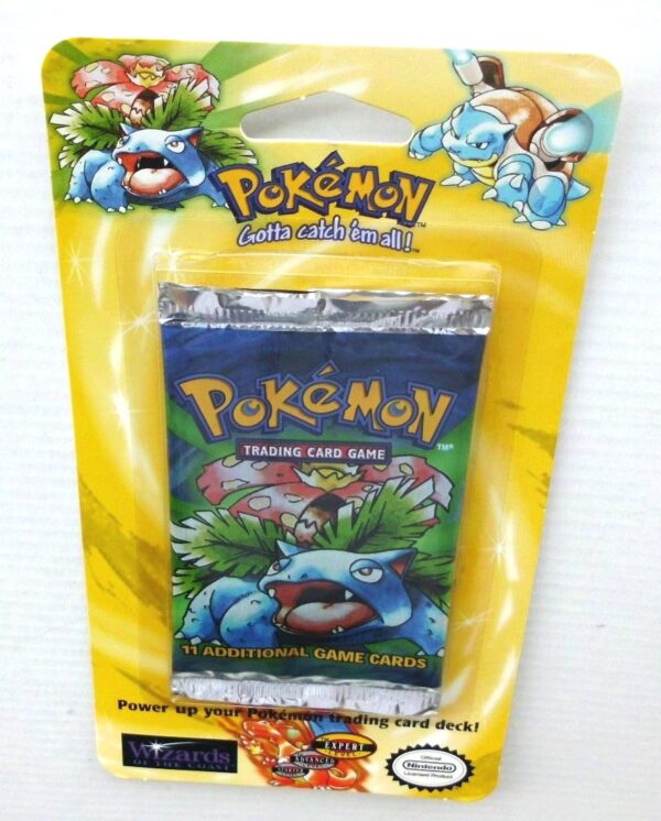 Pokemon (Venusaur Image) Empty-Unlimited Booster Card & Pack 1999 (5) Pokemon (Venusaur Image) Empty-Unlimited Booster Card & Pack 1999 (5)