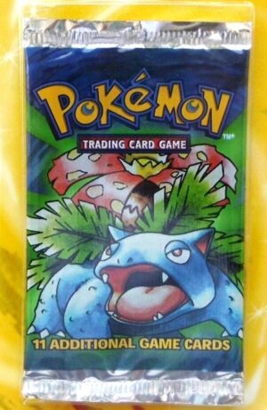Pokemon (Venusaur Image) Empty-Unlimited Booster Pack (1999) Pokemon (Venusaur Image) Empty-Unlimited Booster Pack (1999)