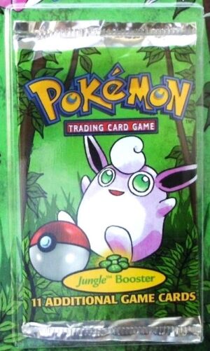Pokemon (Wigglytuff Image) Empty-Jungle Booster Pack (1999) Pokemon (Wigglytuff Image) Empty-Jungle Booster Pack (1999)