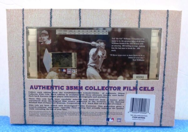 Ted Williams 35MM (Authentic Collector Film Cels) (4) 
