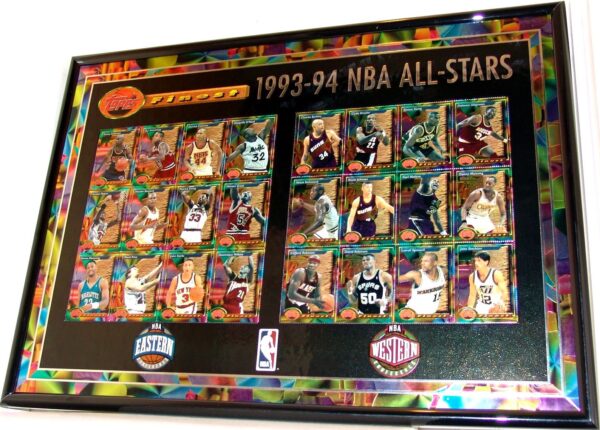 Topps Finest East vs West Framed 1993-94 All Stars (2)